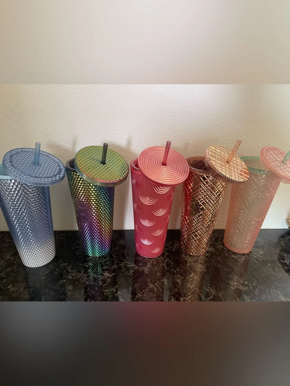 Starbucks Iridescent Studded Tumbler Trio (Five Styles)